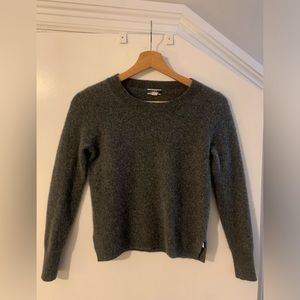 J Crew 100% cashmere gray sweater